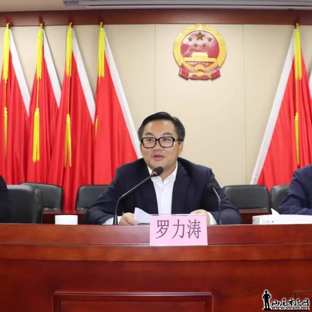 深圳市深汕特别合作区党工委委员,管委会副主任罗力涛出席本次会议并