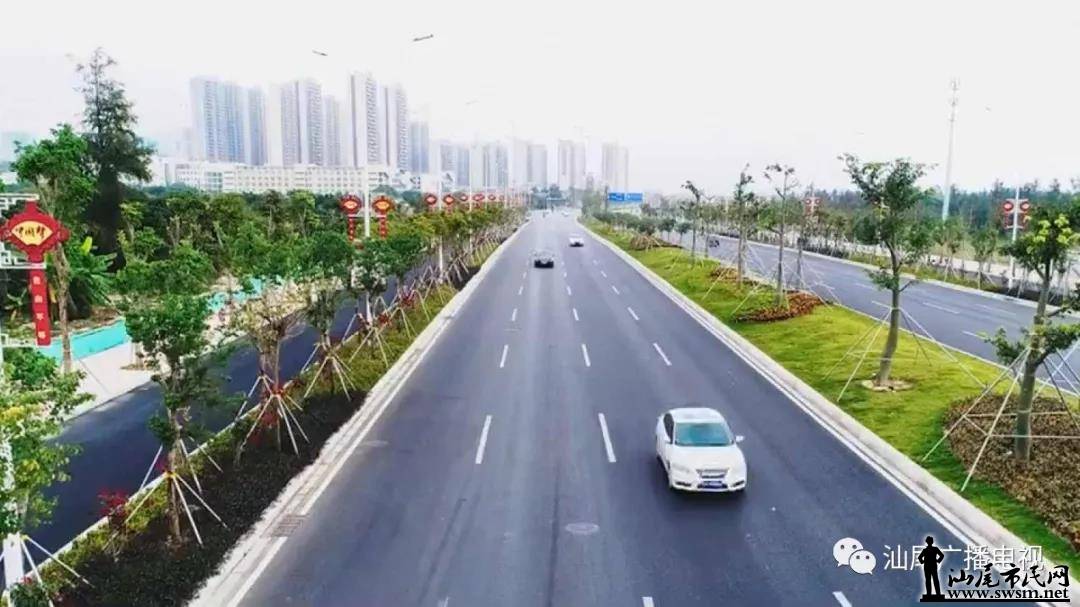 创卫靓点丨汕尾市区道路环境迎变化,展示城市新风貌