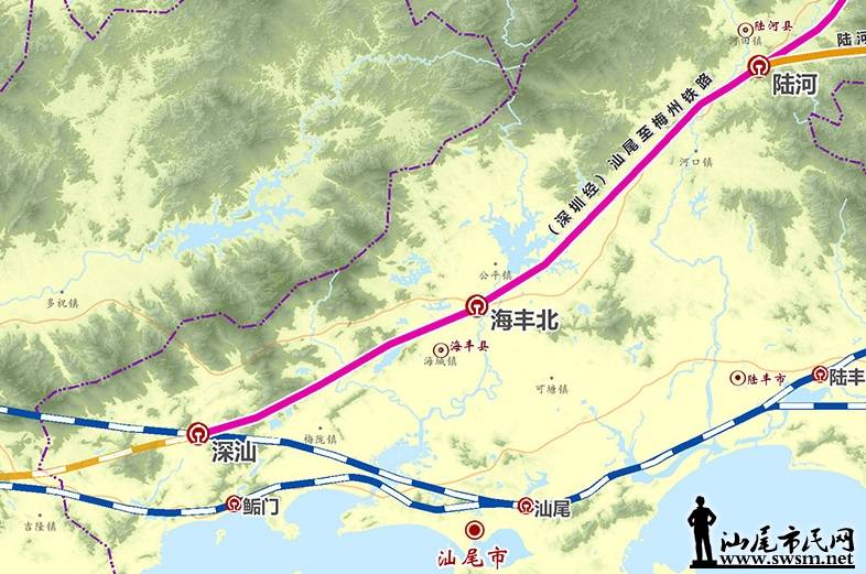 海丰高铁站已纳入《海峡西岸城市群粤东地区城际铁路网规划》